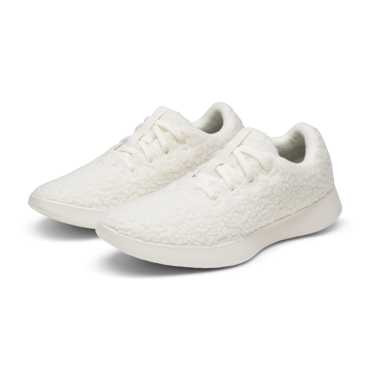 Women's Wool Runner NZ Fluff - Natural White (Natural White Sole)