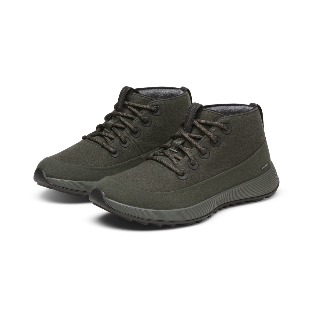 Men's Wool Runner NZ Mid Waterproof - Dark Jungle (Dark Jungle Sole)