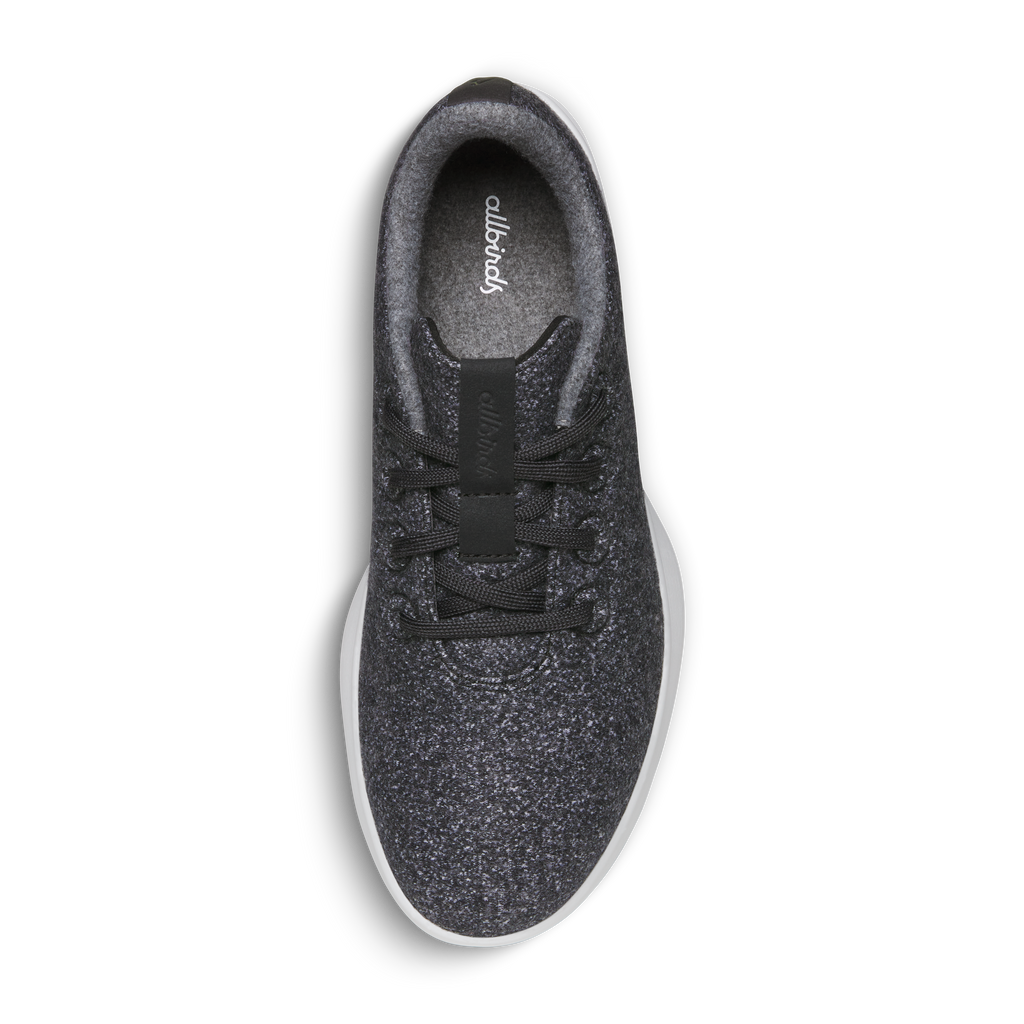 Women's Wool Runner NZ - Dark Grey (Light Grey Sole)