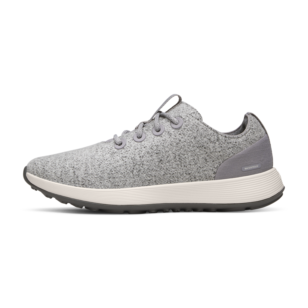 Women's Wool Runner NZ Waterproof - Dark Grey (Light Grey Sole)