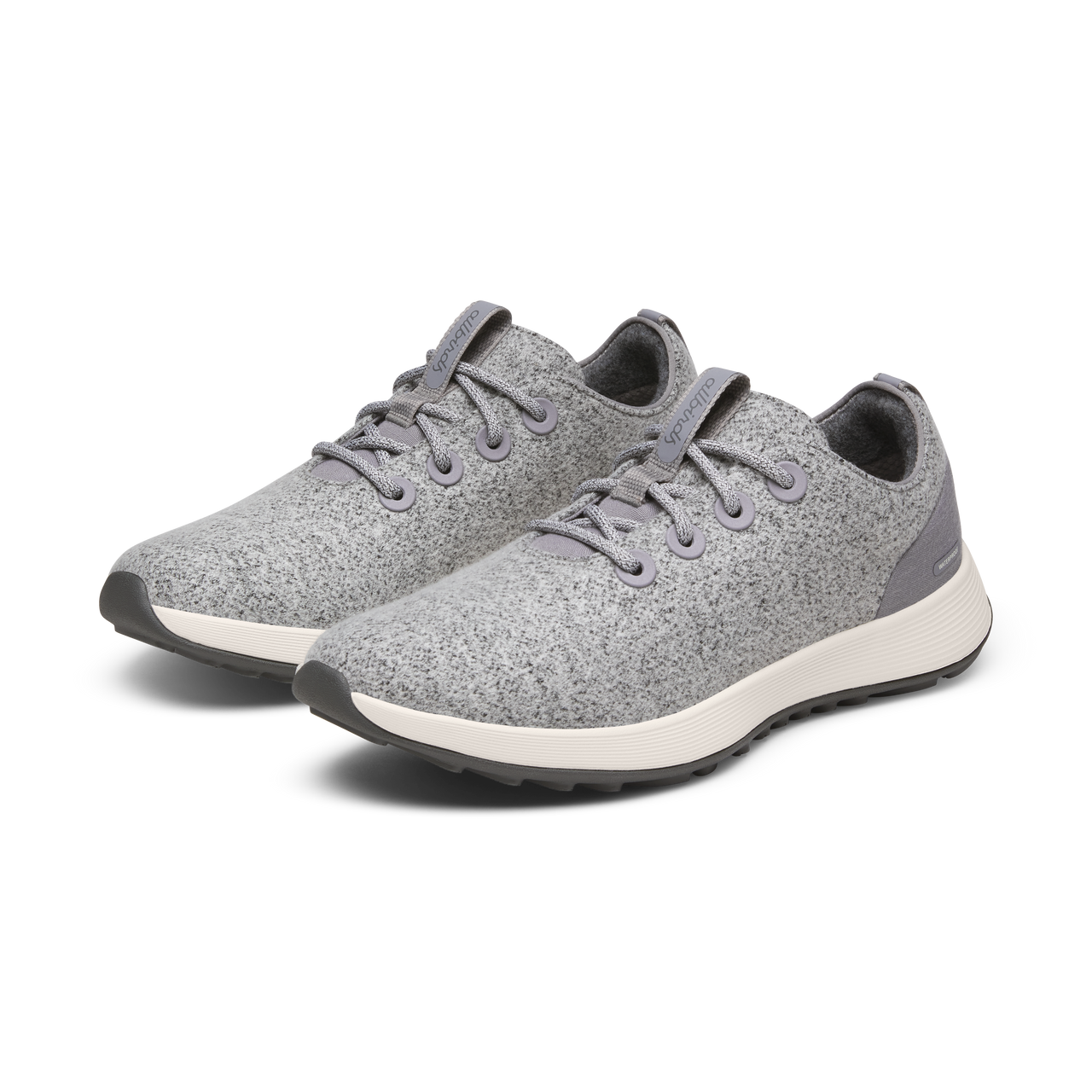 Men's Wool Runner NZ Waterproof - Medium Grey (Natural White Sole)