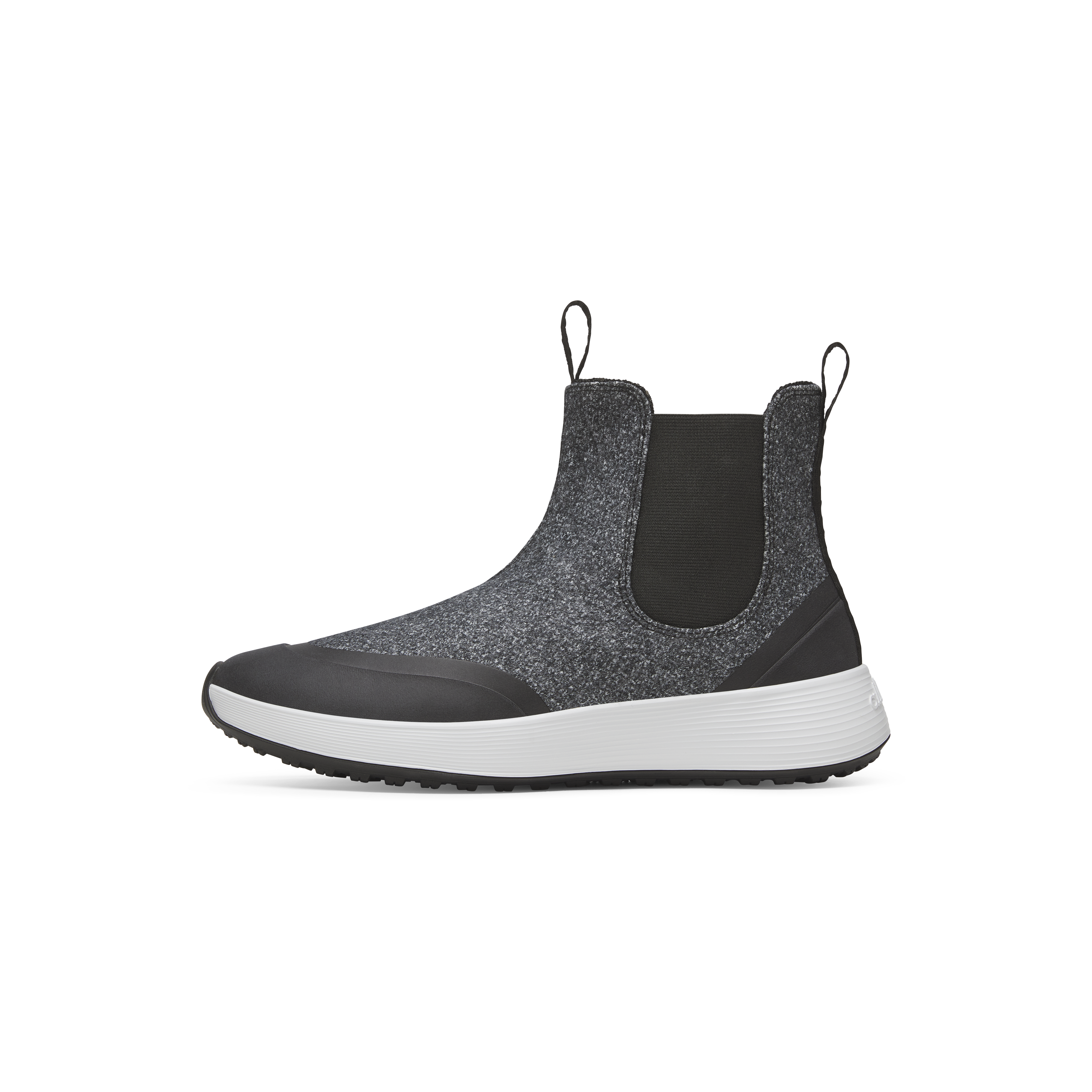 Men's Wool Runner Chelsea - Natural Grey (Light Grey Sole)