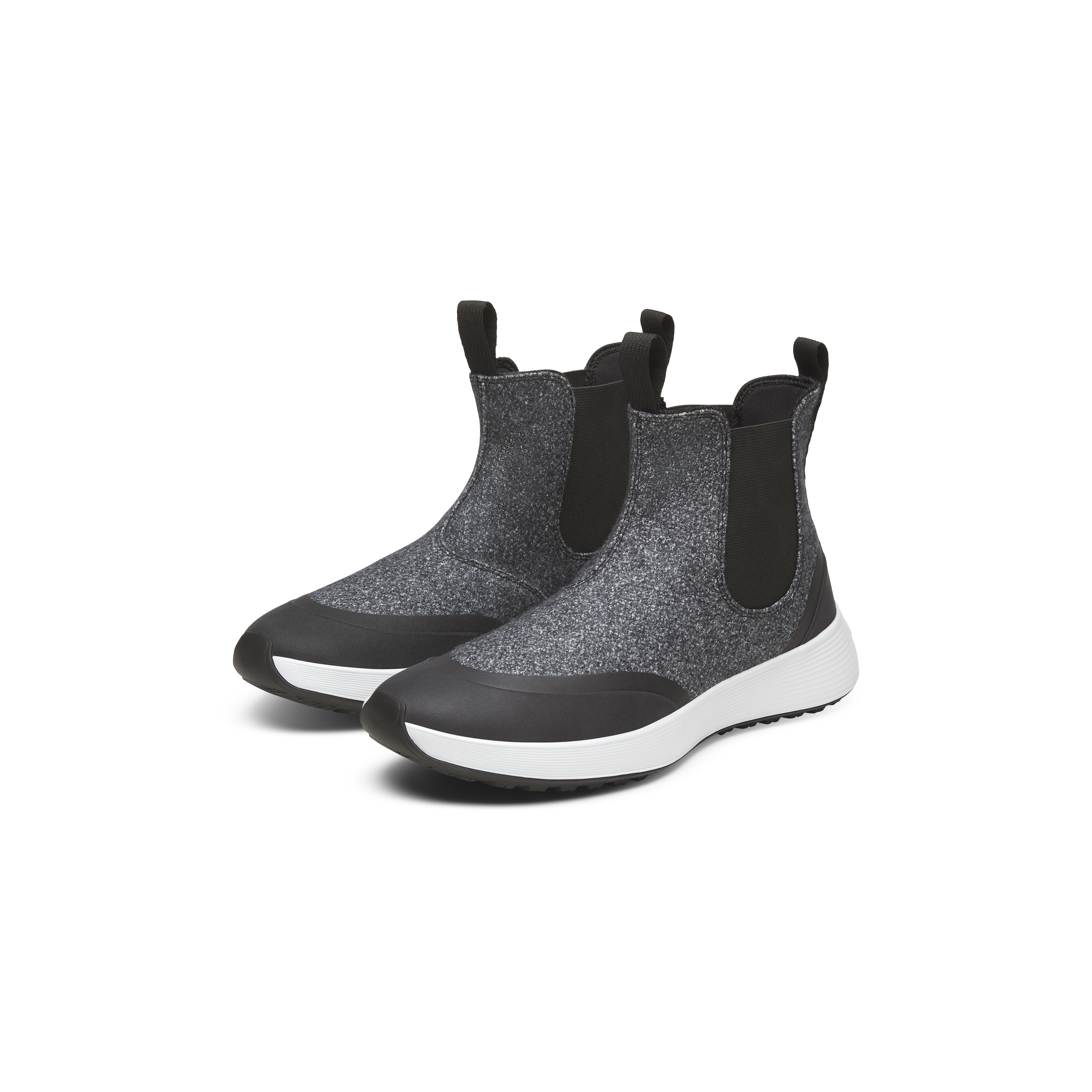 Men's Wool Runner Chelsea - Natural Grey (Light Grey Sole)