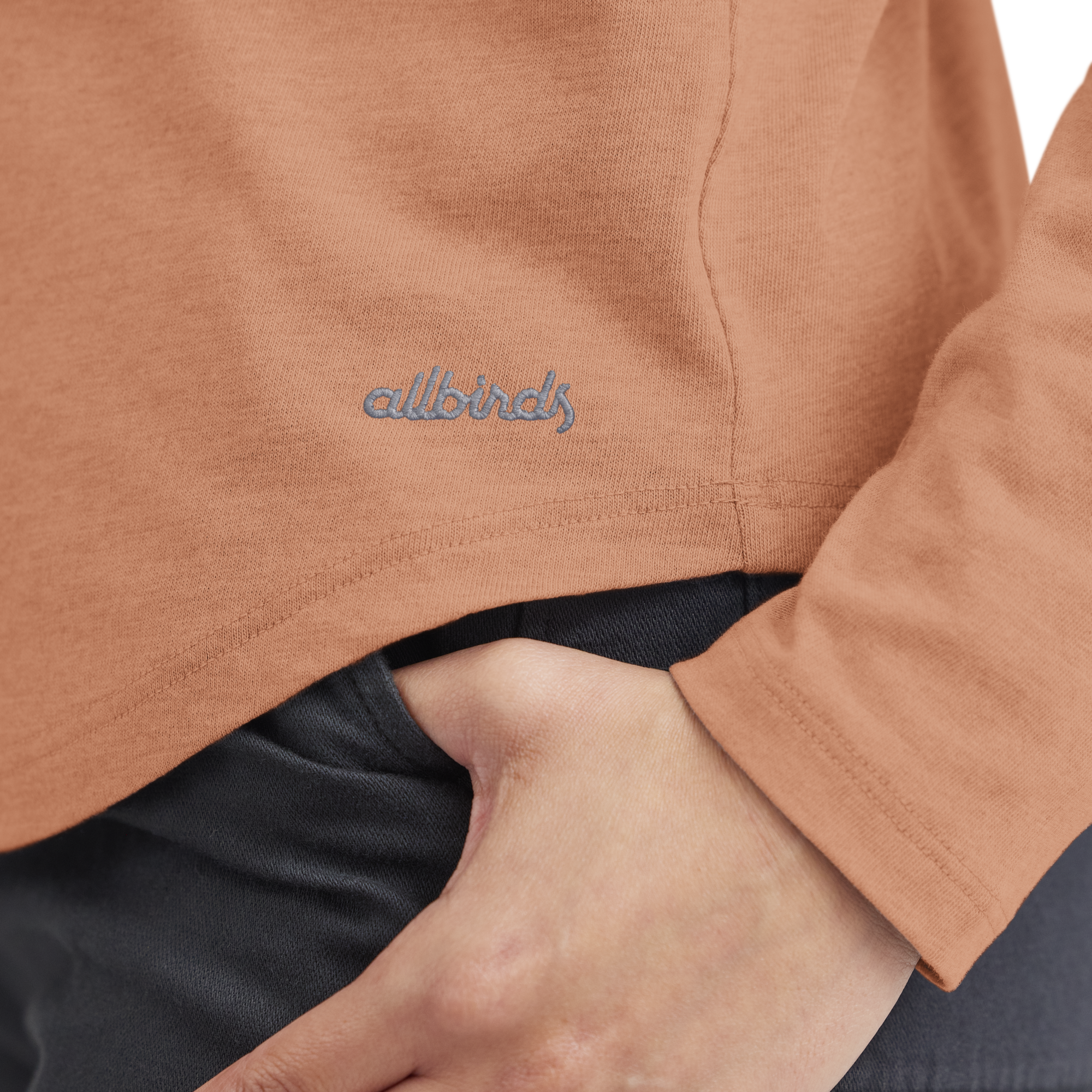 Women's Soft Merino Long Sleeve Tee - Sienna Blush