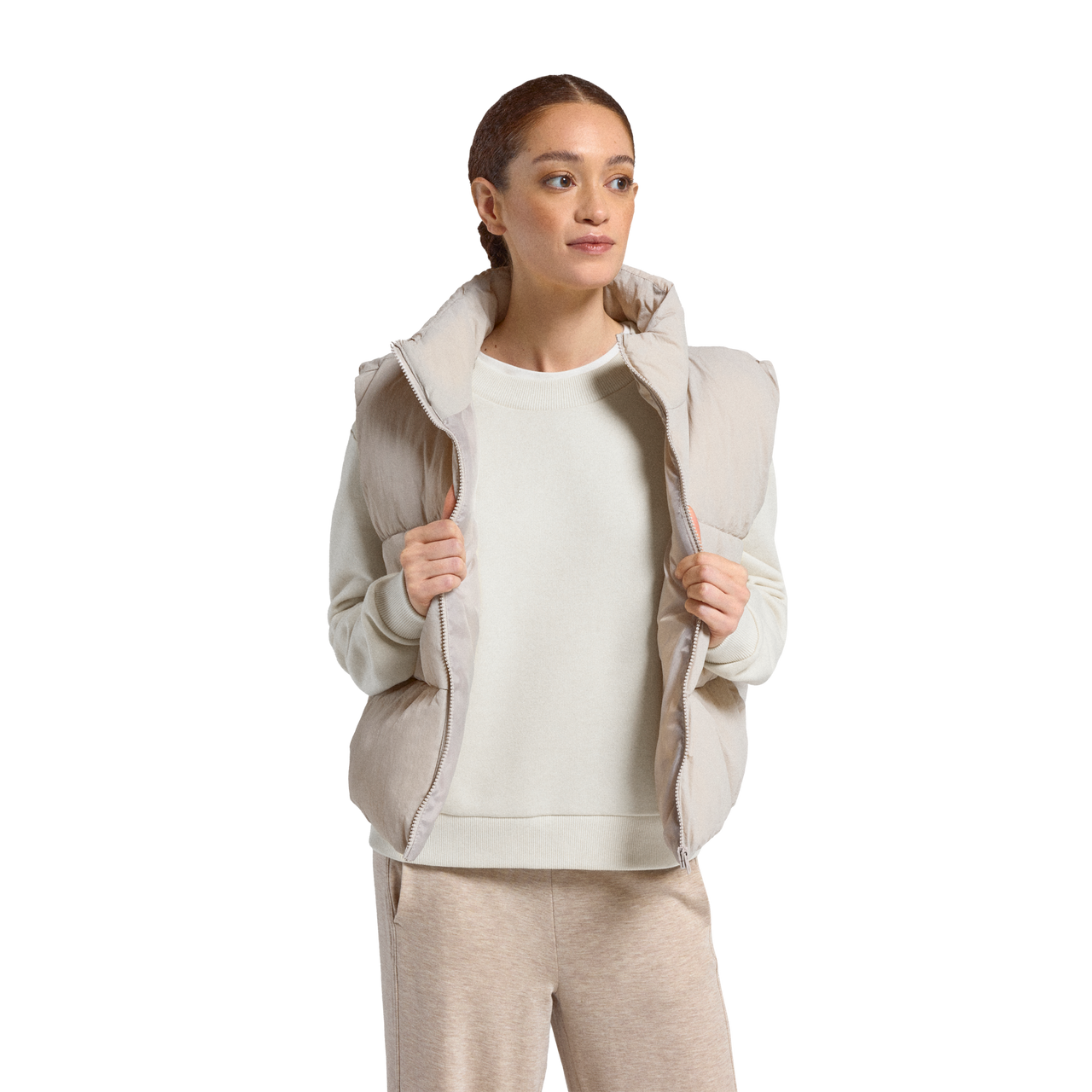 Women's Merino Blend Sweatshirt - Natural White