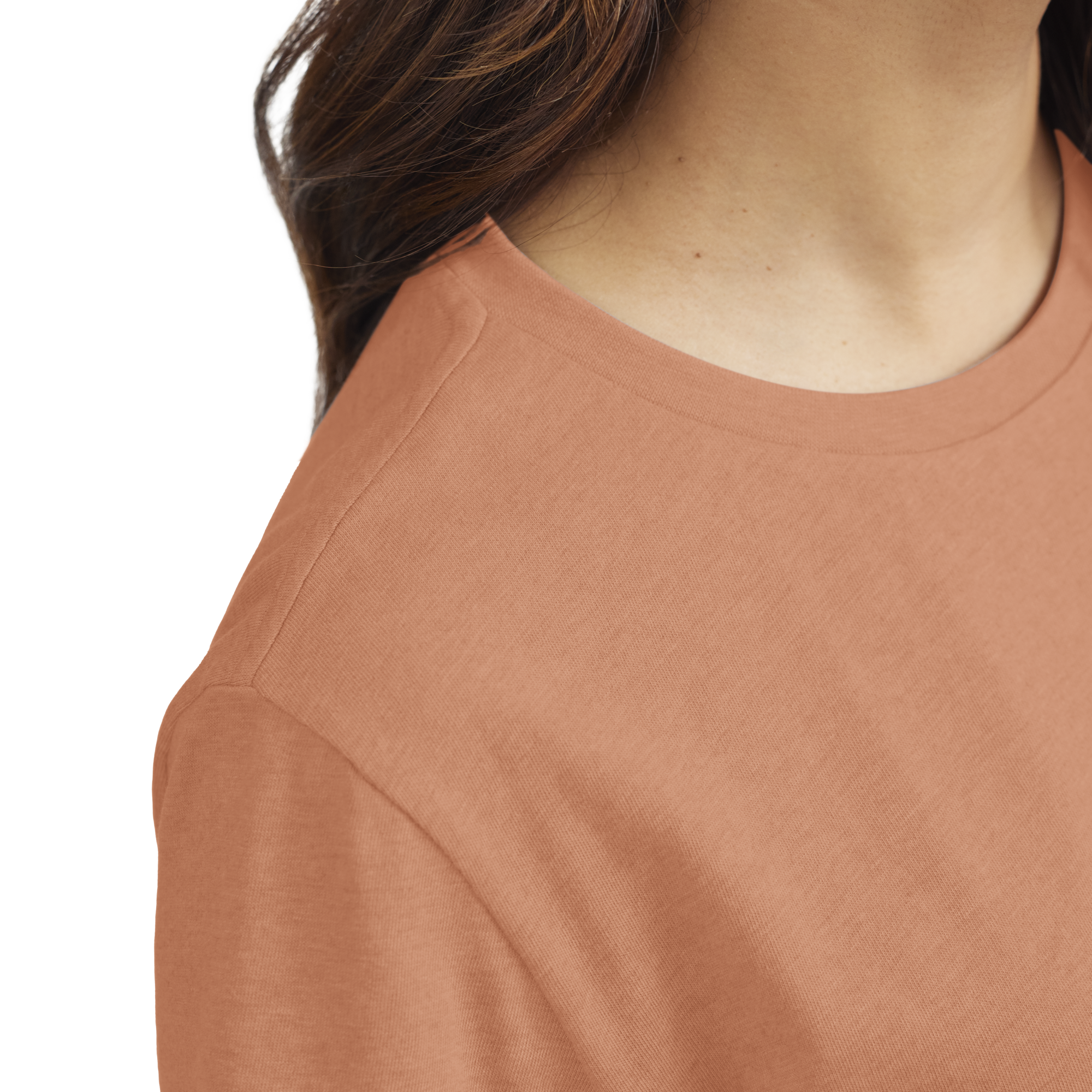 Women's Soft Merino Tee - Sienna Blush