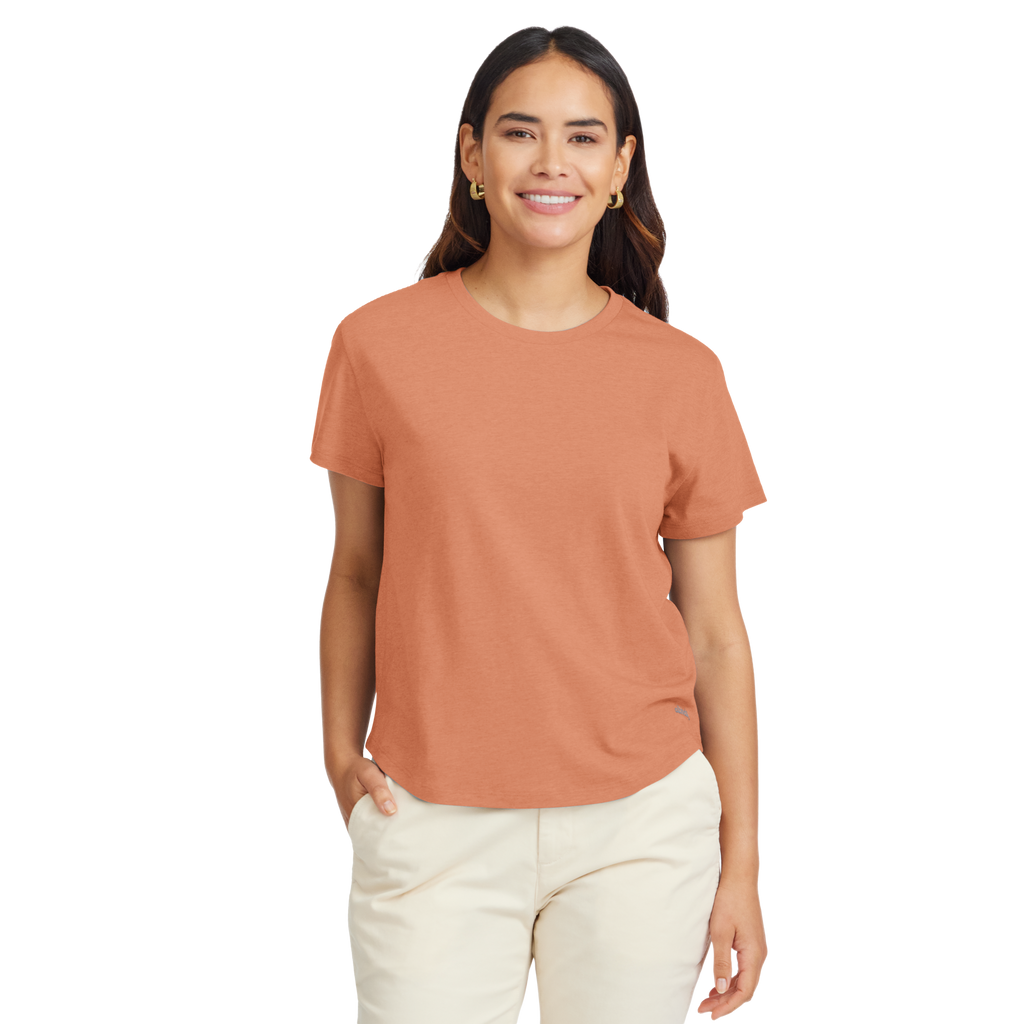 Women's Soft Merino Tee - Sienna Blush