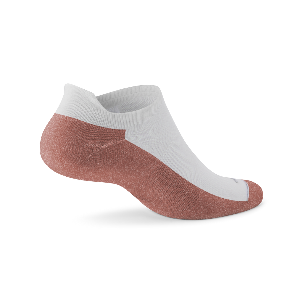 Anytime Ankle Sock - Blizzard/Sienna Blush