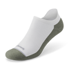 Anytime Ankle Sock - Blizzard/Thunder Green - Size S (W5-7)