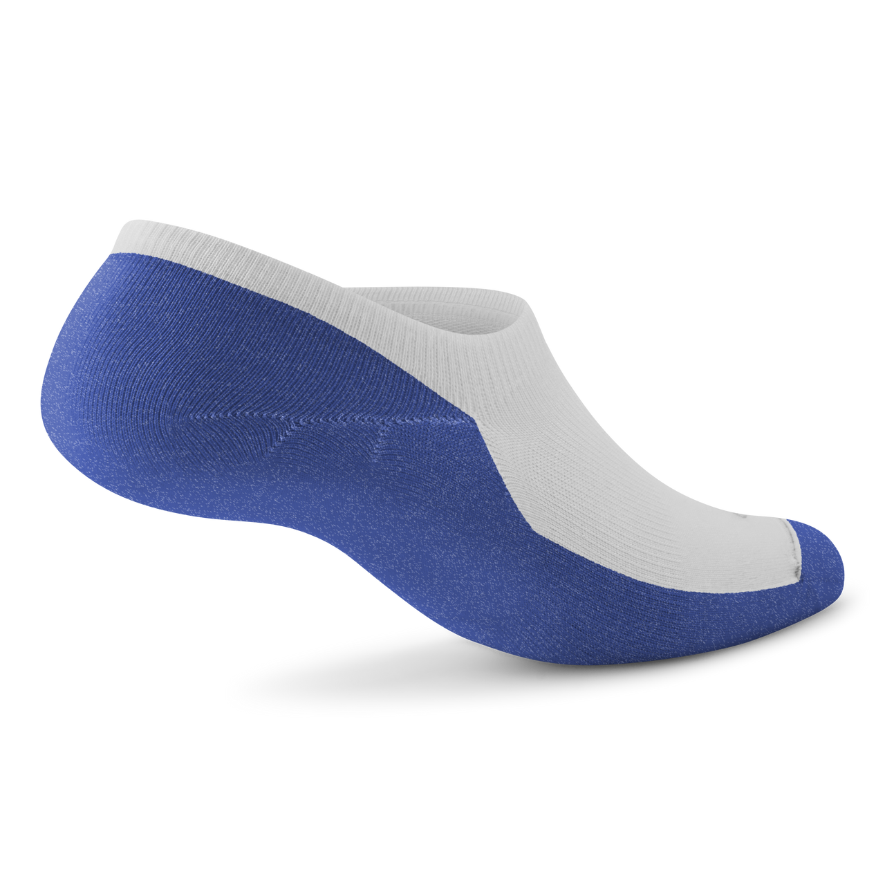 Anytime No Show Sock - Blizzard/Royal Blue