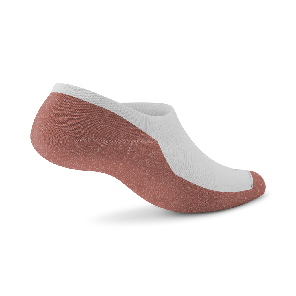 Anytime No Show Sock - Blizzard/Sienna
