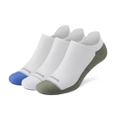 Anytime Ankle Sock 3 Pack - Blizzard/Royal Blue/Thunder Green