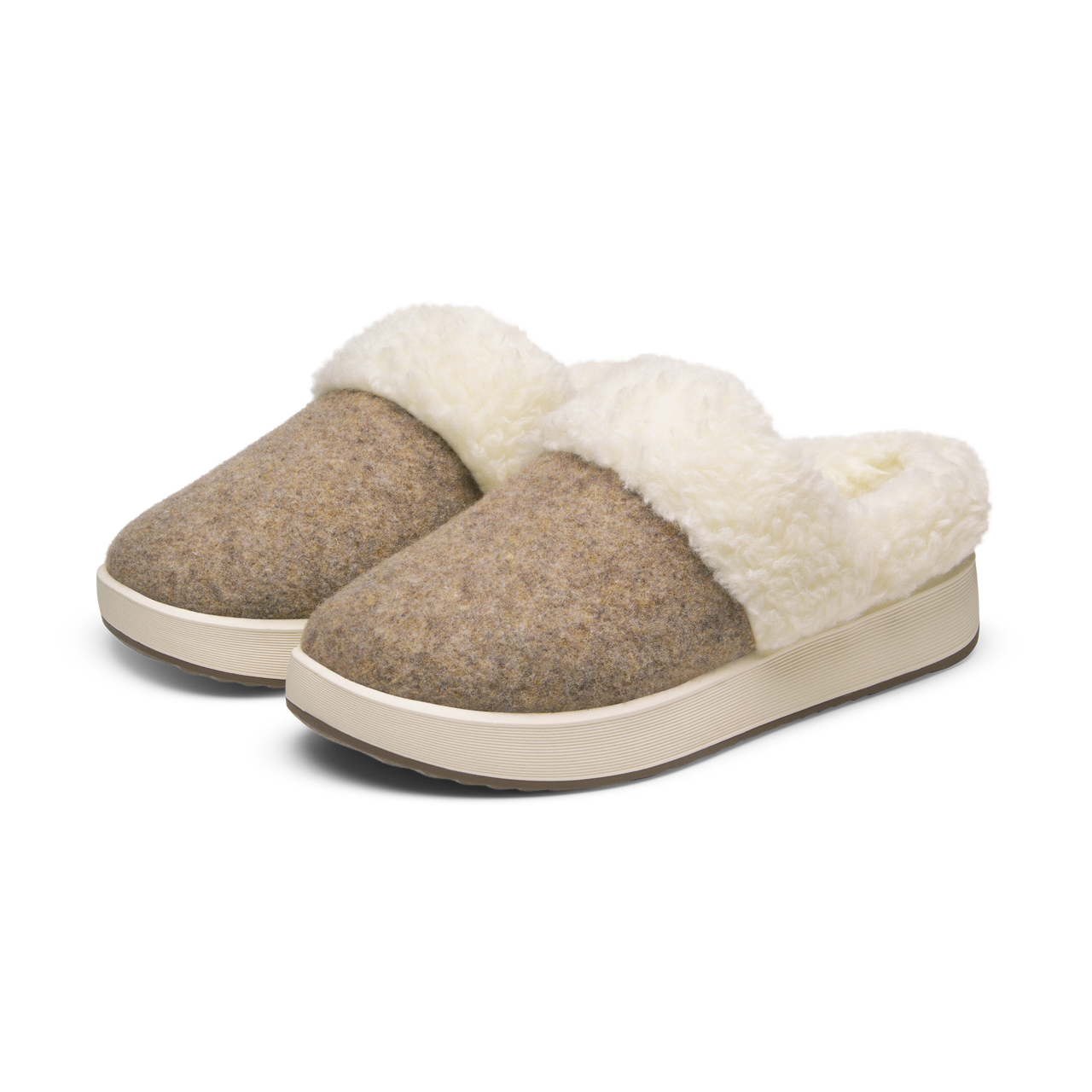 Women's Kiwi Slipper - Dark Camel (Stony Cream Sole)