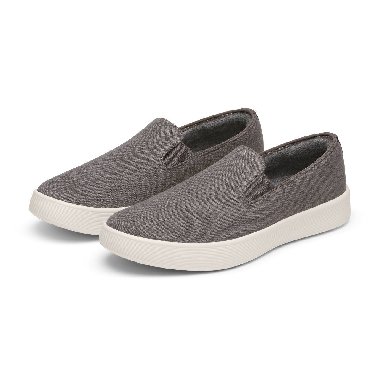 Women's Canvas Cruiser Slip On - Anthracite (Natural White Sole)