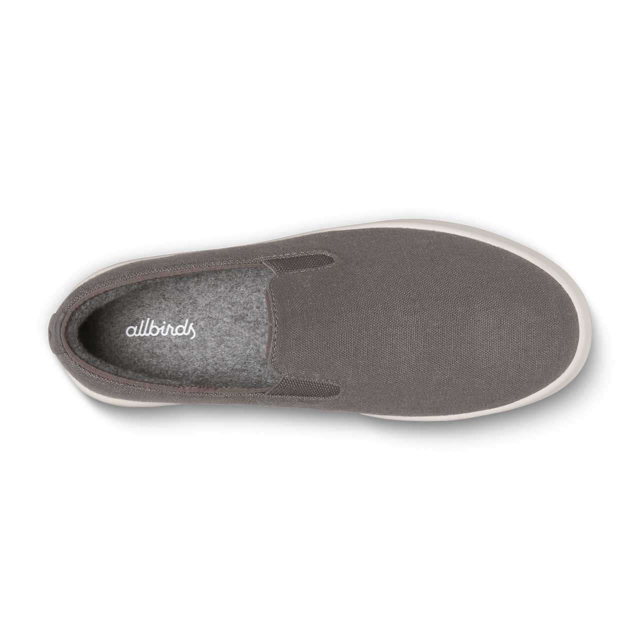 Women's Canvas Cruiser Slip On - Anthracite (Natural White Sole)