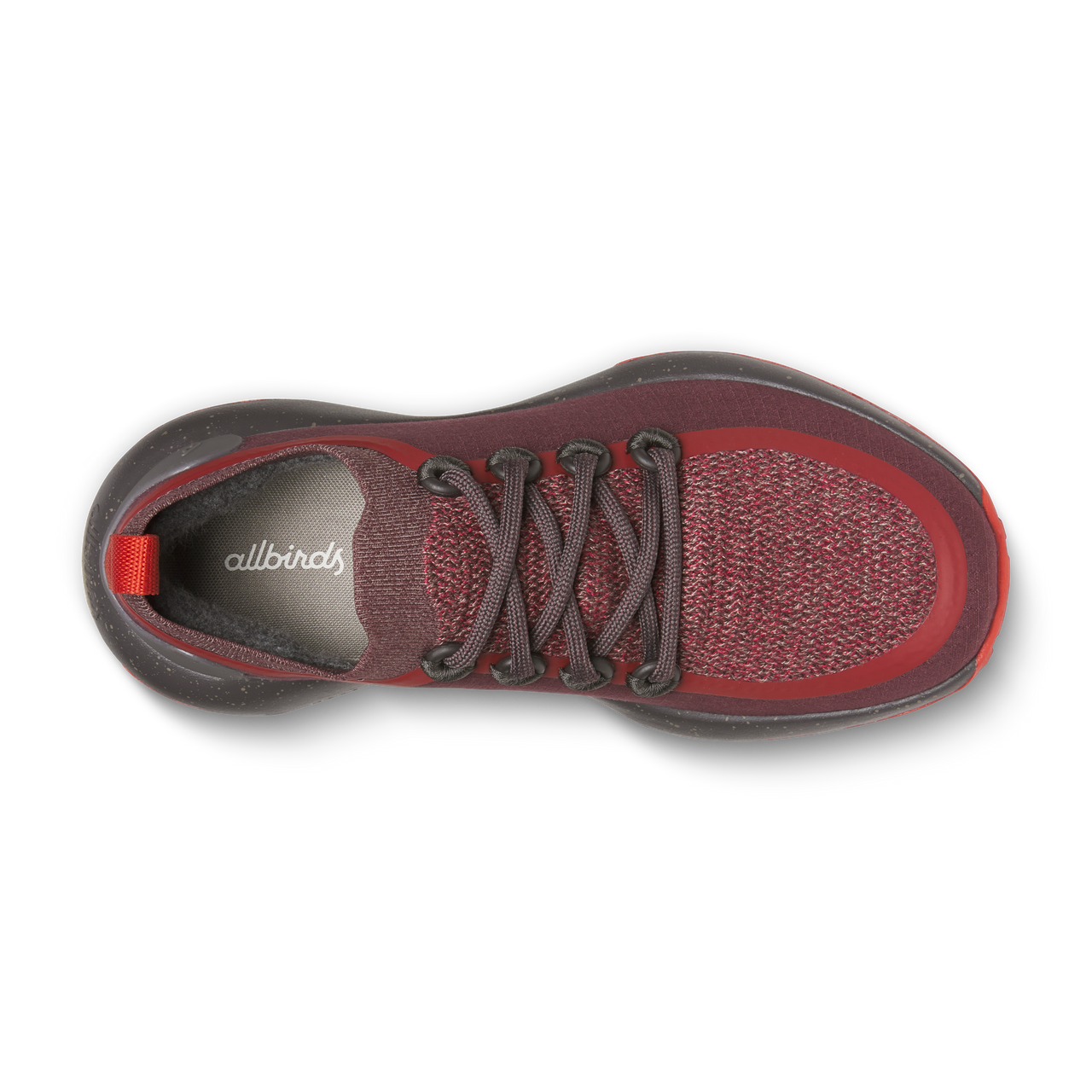 Women's Trail Runners - Deep Red (Dark Anthracite Sole)