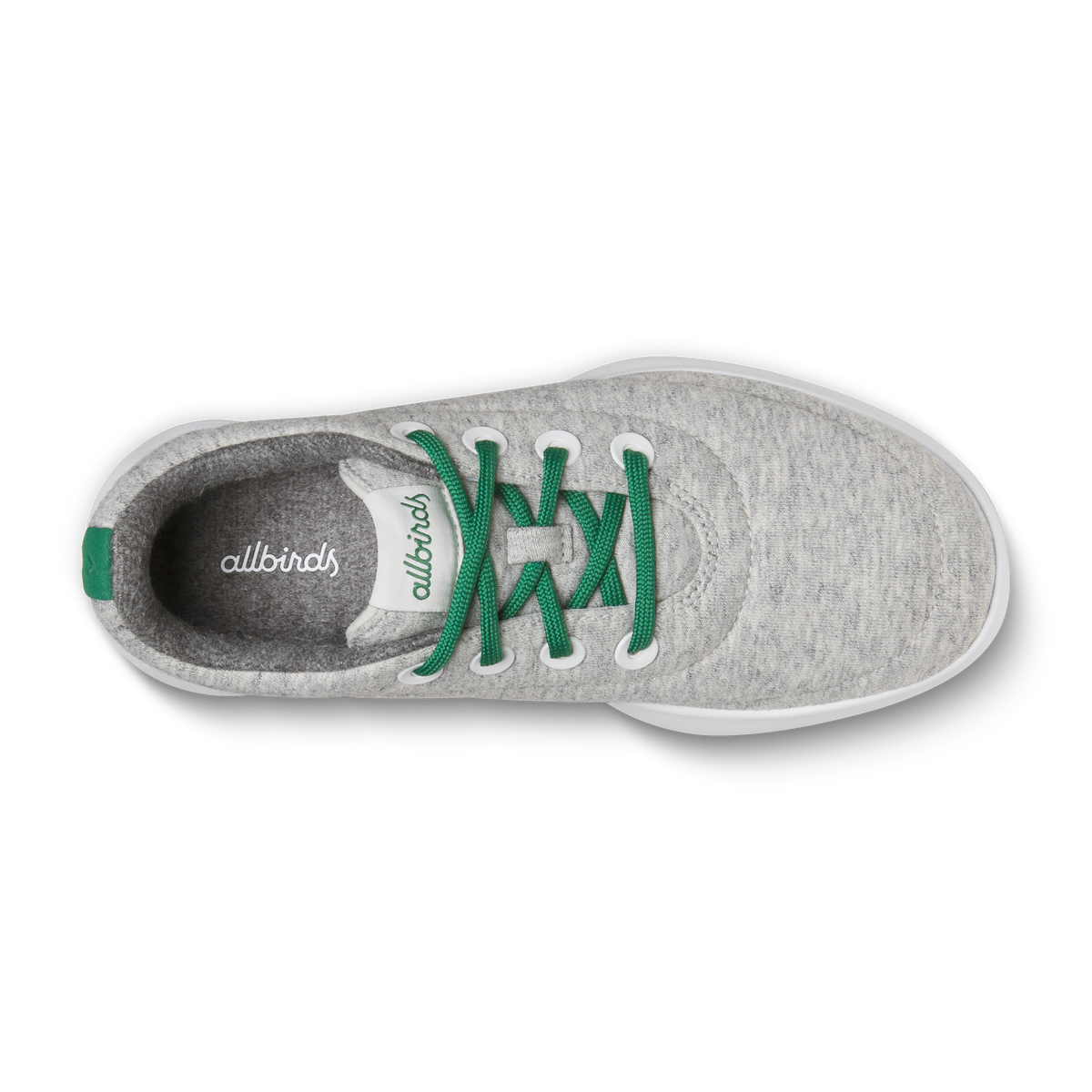 Men's Runner NZ Jersey - Light Grey/Verdant Green (Blizzard Sole)