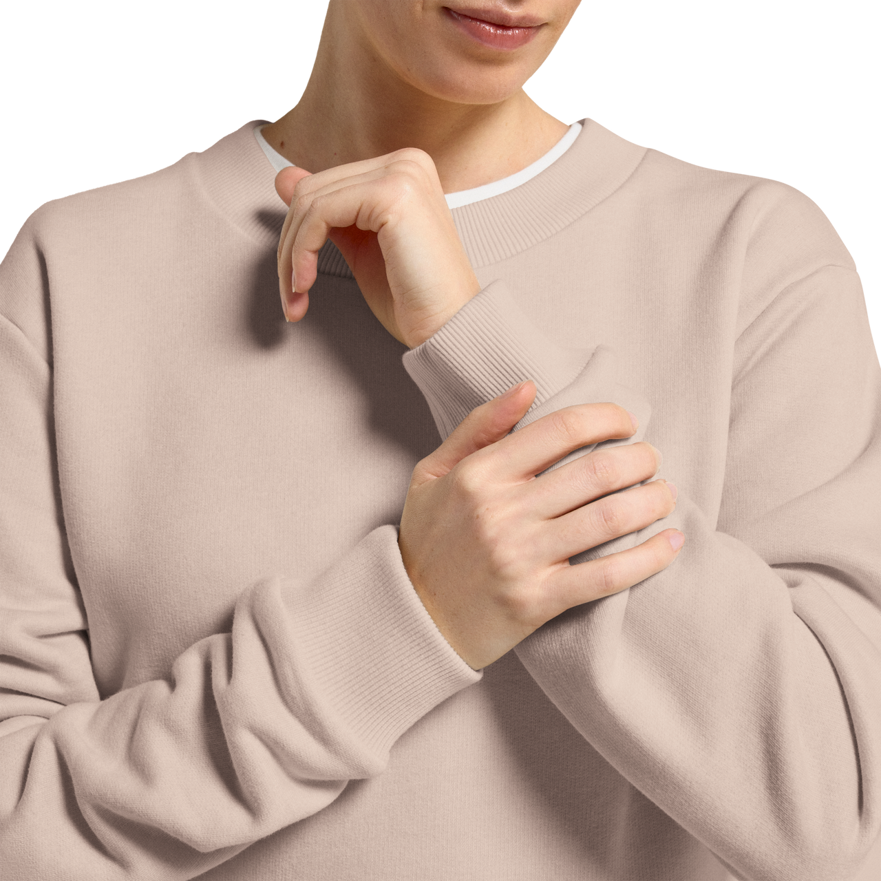 Women's Merino Blend Sweatshirt - Mushroom