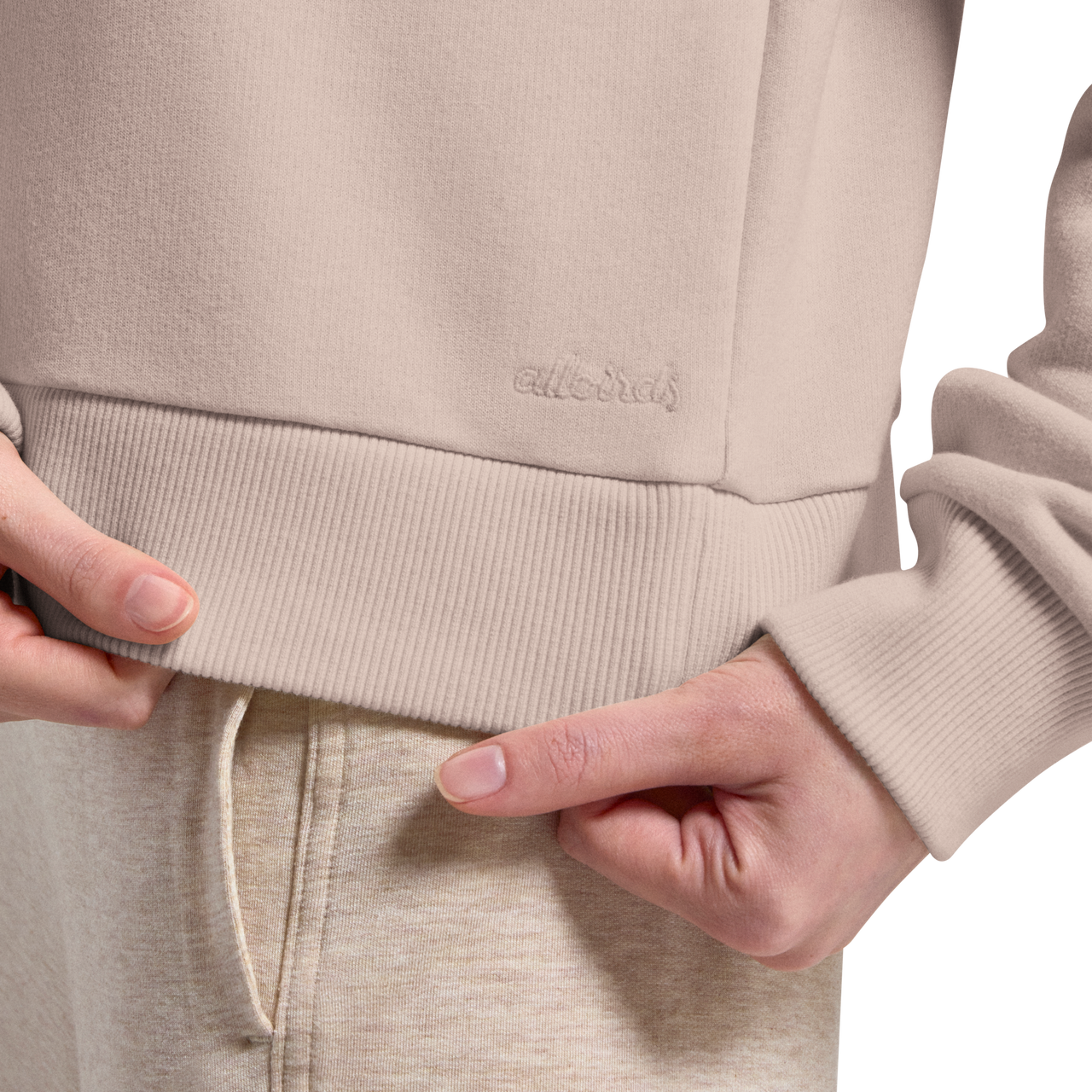 Women's Merino Blend Sweatshirt - Mushroom