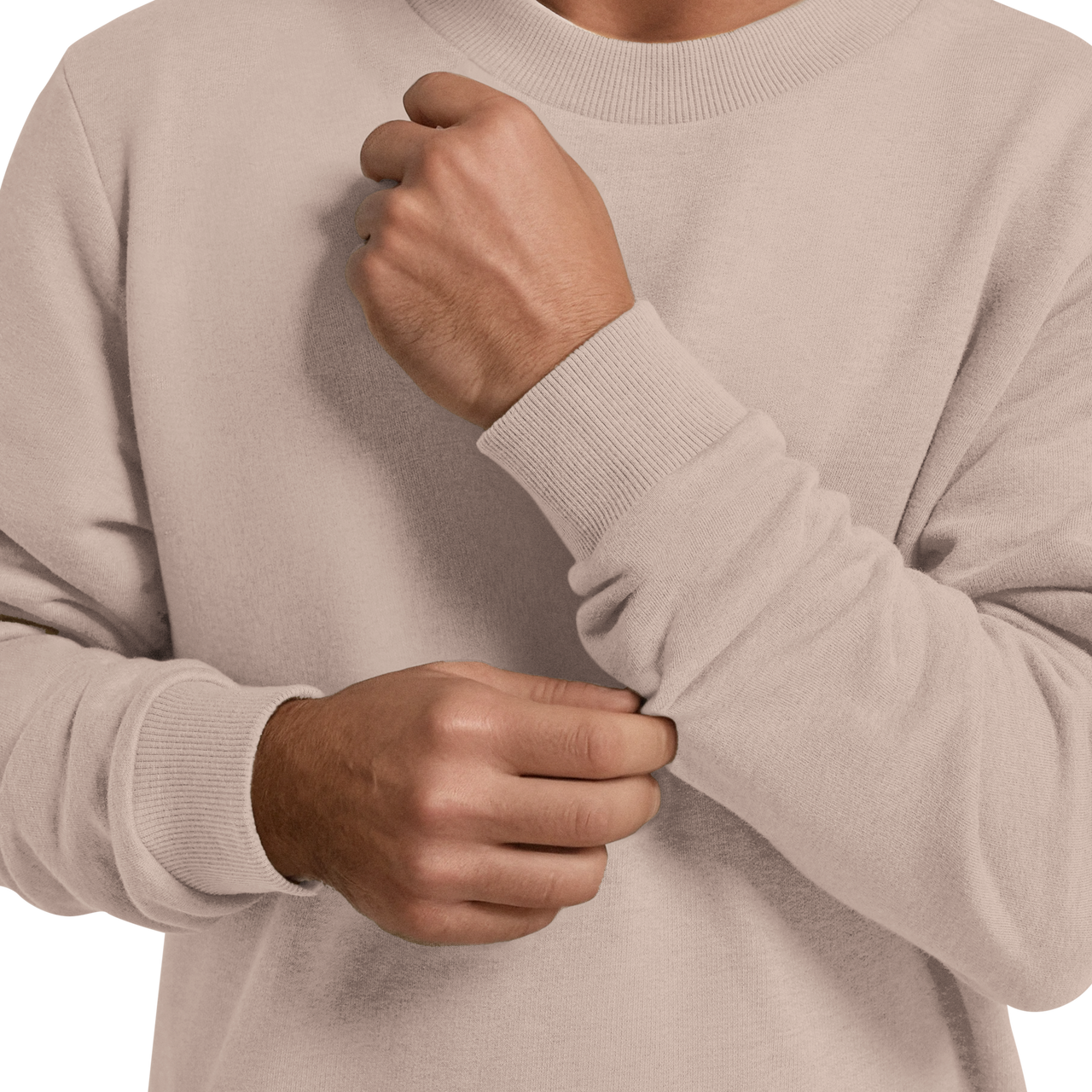 Men's Merino Blend Sweatshirt - Mushroom