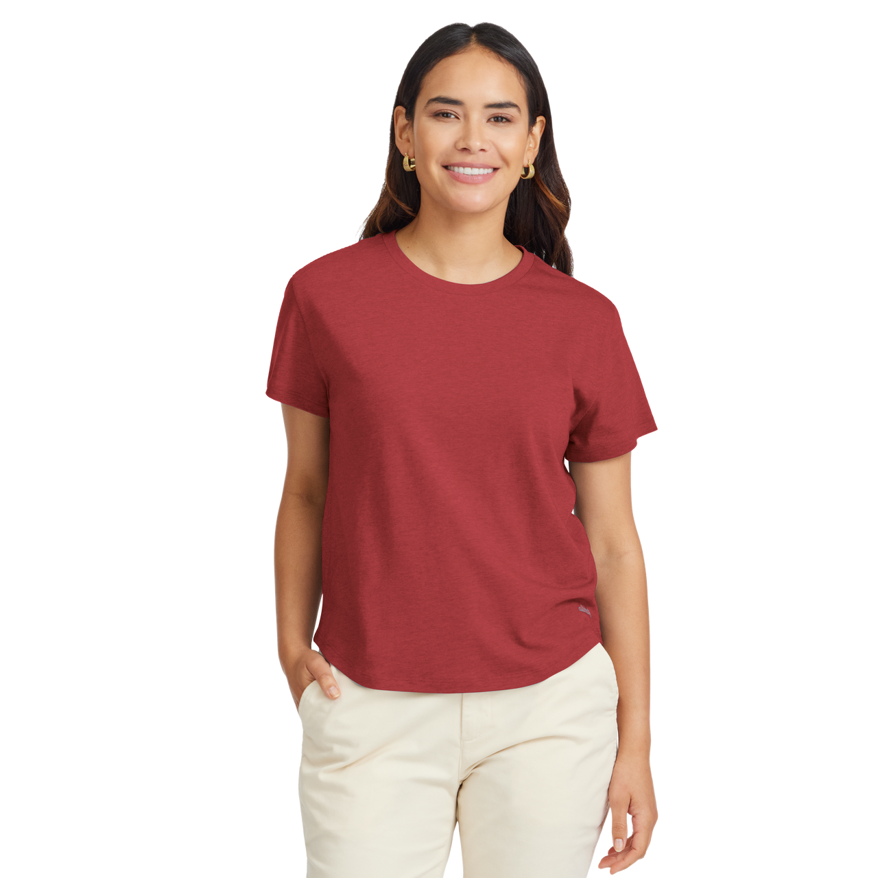 Women's Soft Merino Tee - Spice