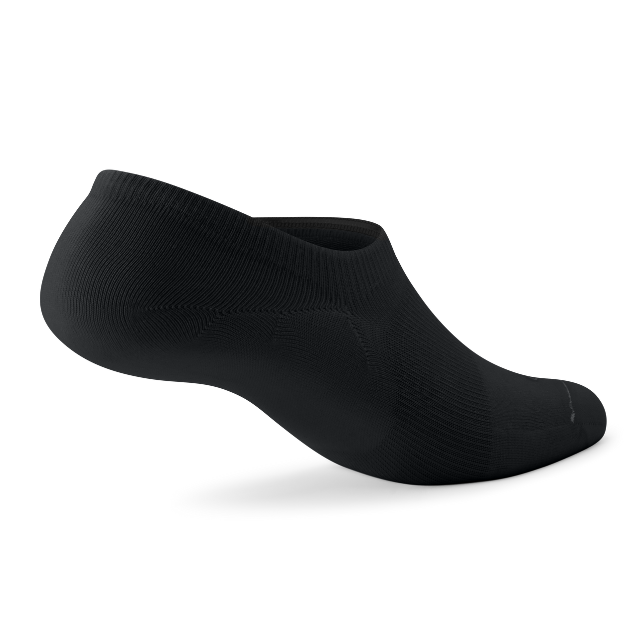 Anytime No Show Heel Grip Sock - Natural Black
