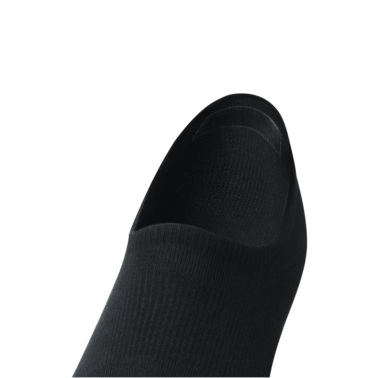 Anytime No Show Heel Grip Sock - Natural Black