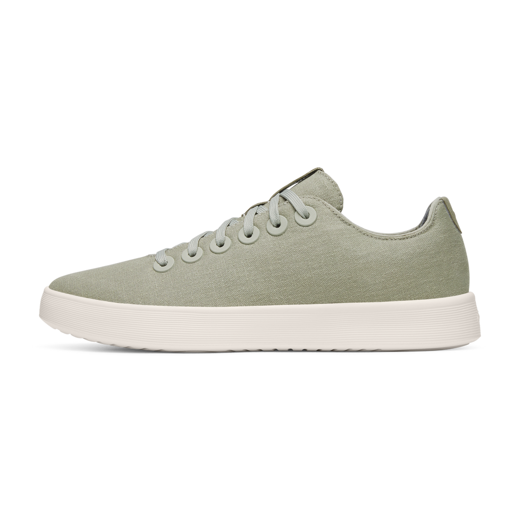 Women's Canvas Cruiser - Regenerative Green (Natural White Sole)