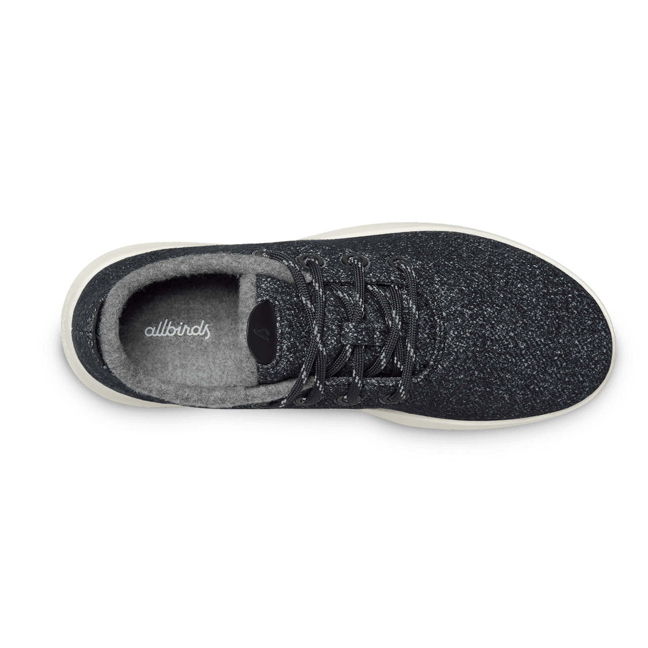 Women's Wool Runner Mizzles - Dark Grey (Natural White Sole)