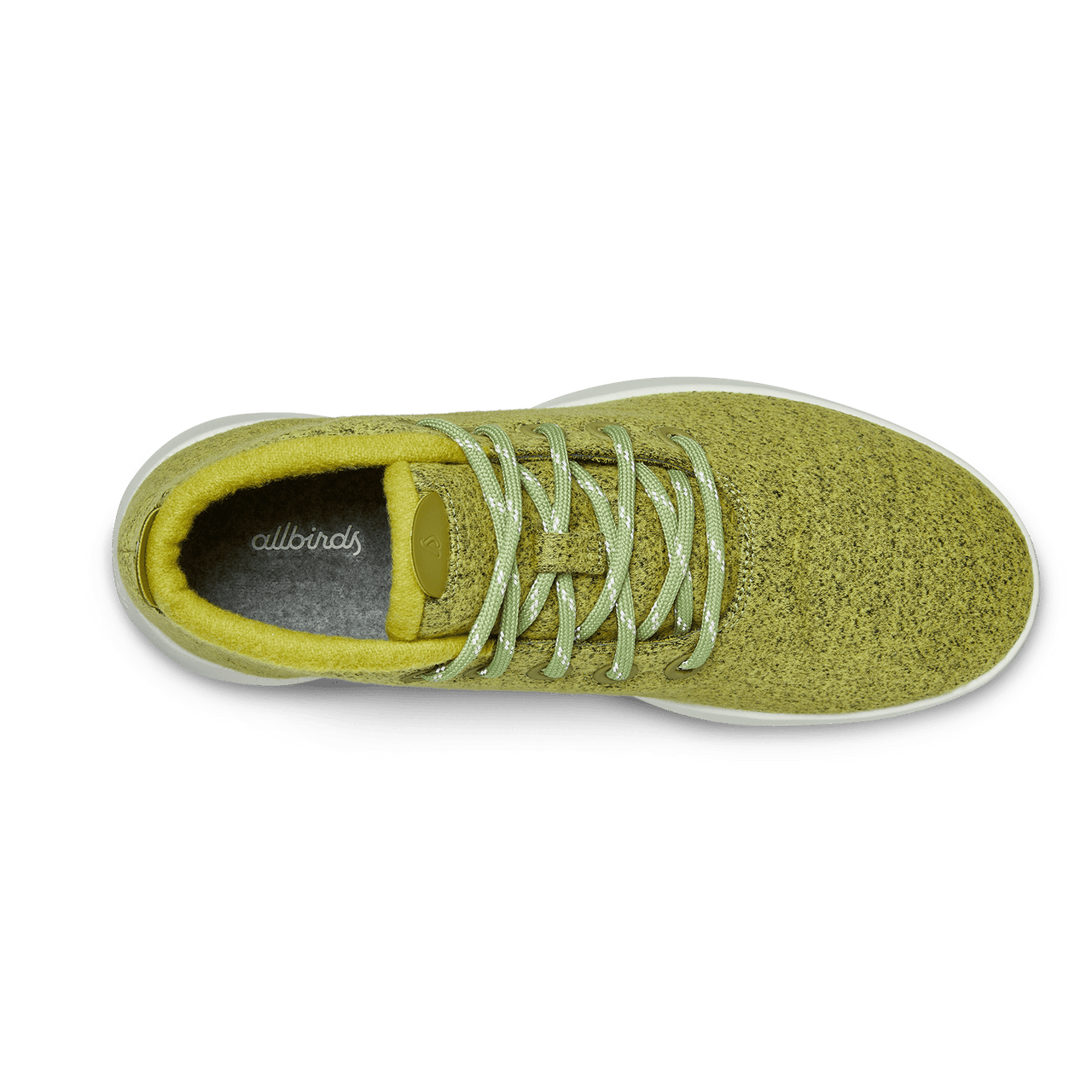 Women's Wool Runner-up Mizzles - Hazy Lime (Natural White Sole)