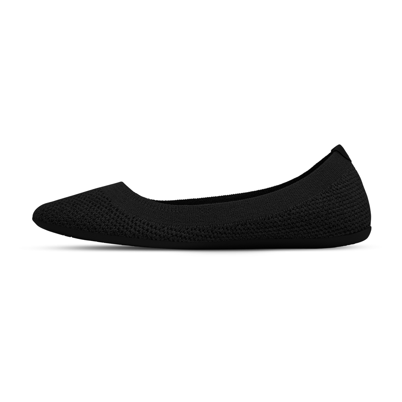 allbirds ツリーブリーザー フラットシューズ 黒 Women's Tree Breezers - Jet Black (Black Sole) | Washable Flats