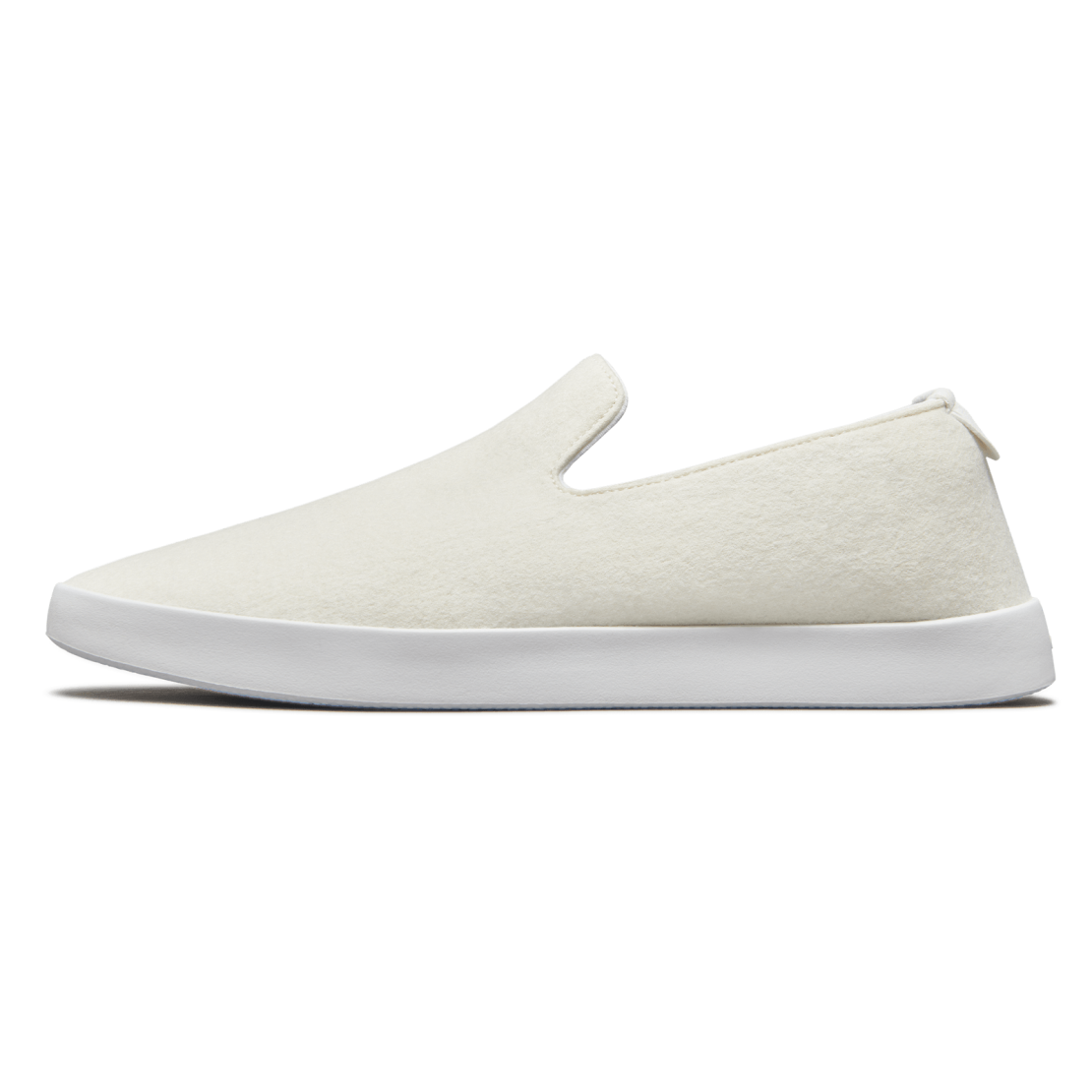 Men's Wool Lounger - Natural White (White Sole)