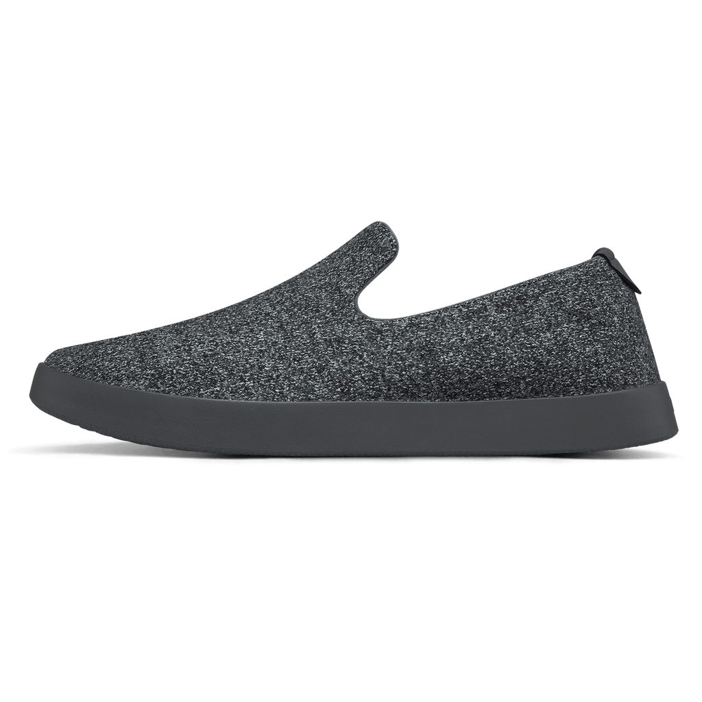 Men's Wool Lounger - Natural Grey (Dark Grey Sole)