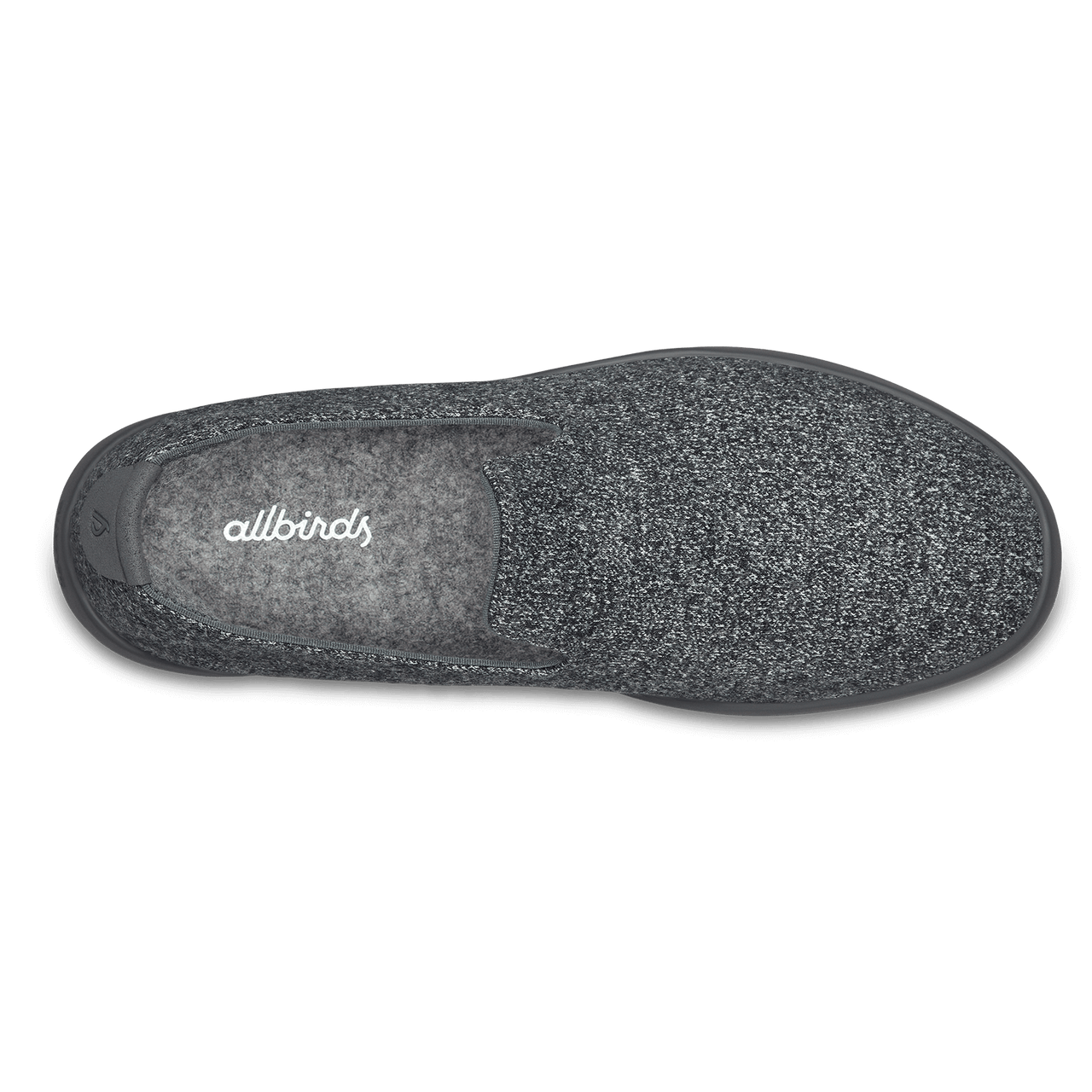 Men's Wool Lounger - Natural Grey (Dark Grey Sole)