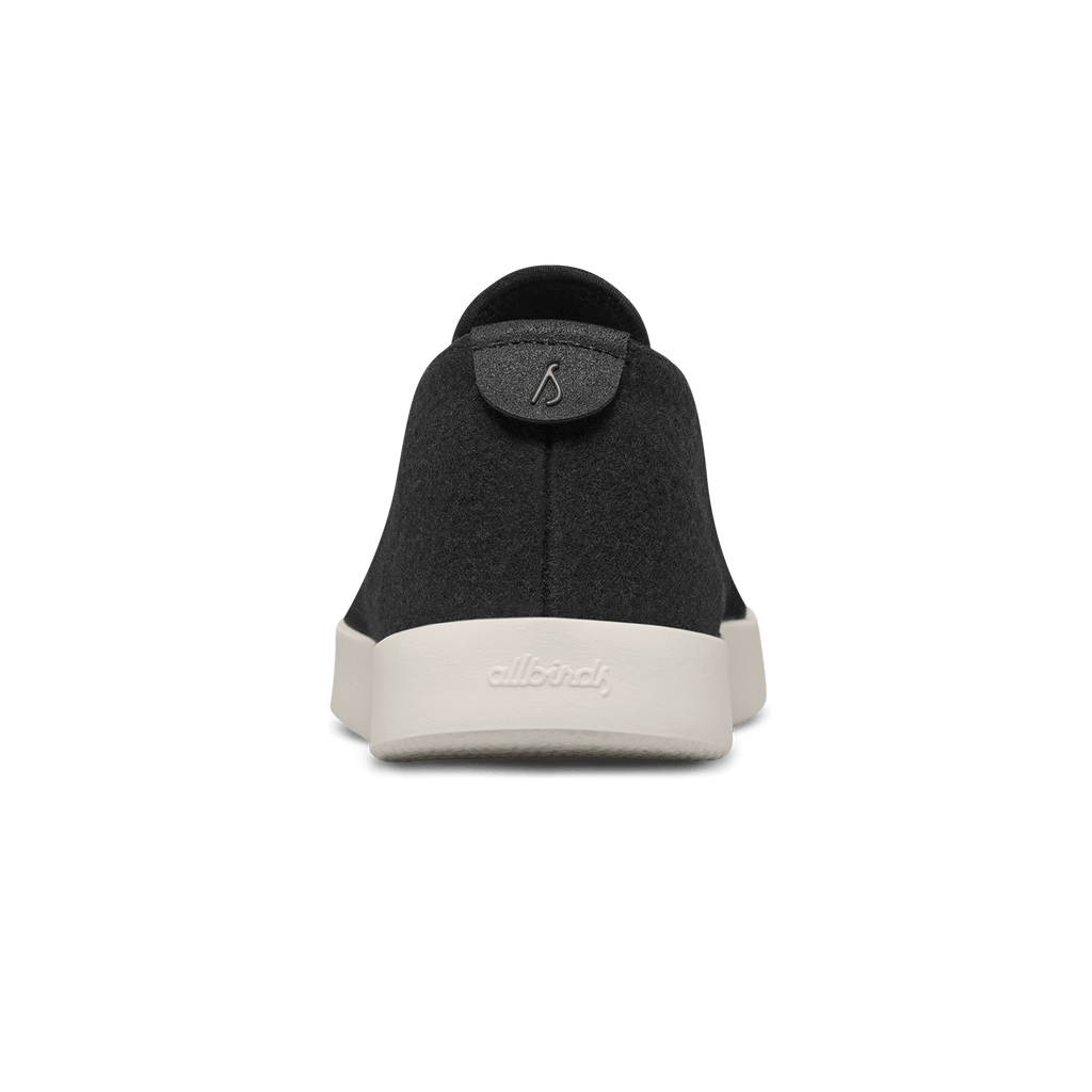 Men's Wool Lounger - True Black (Cream Sole)