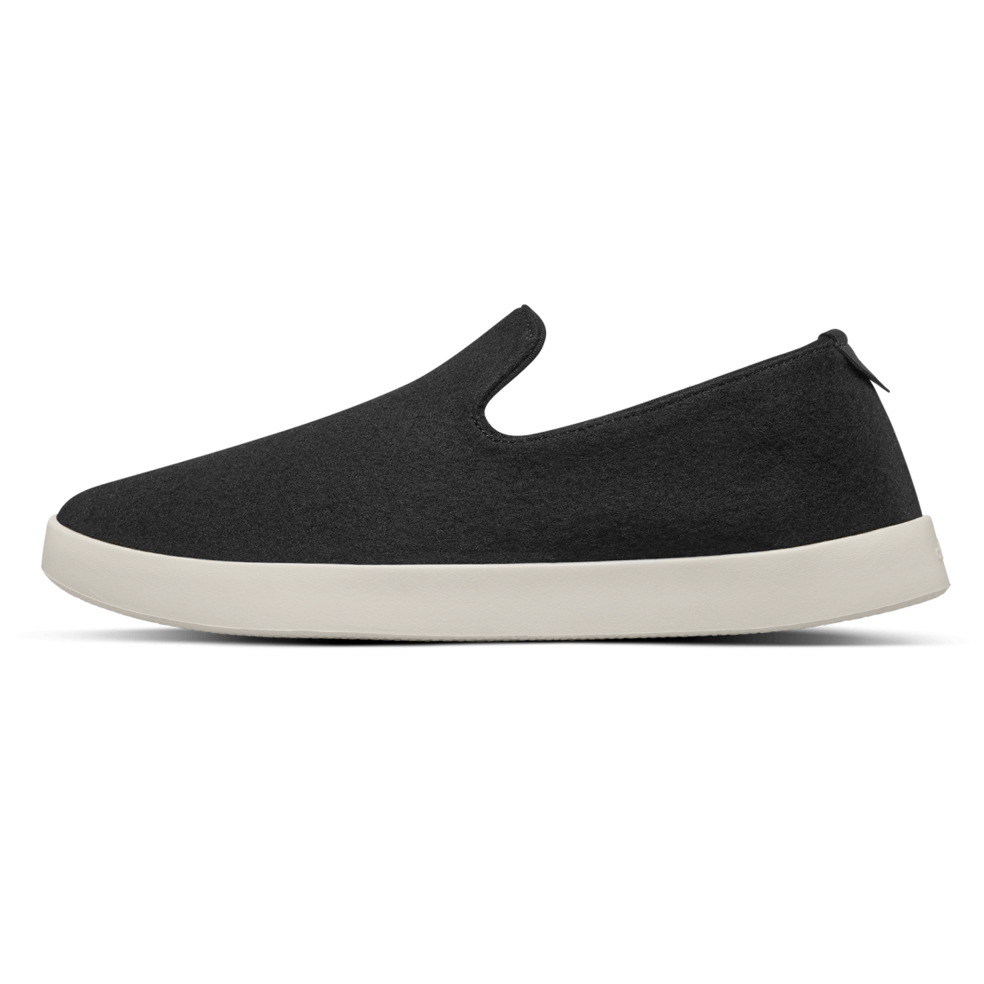 Men's Wool Lounger - True Black (Cream Sole)