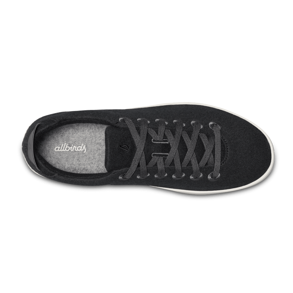 Men's Wool Piper - True Black (White Sole)