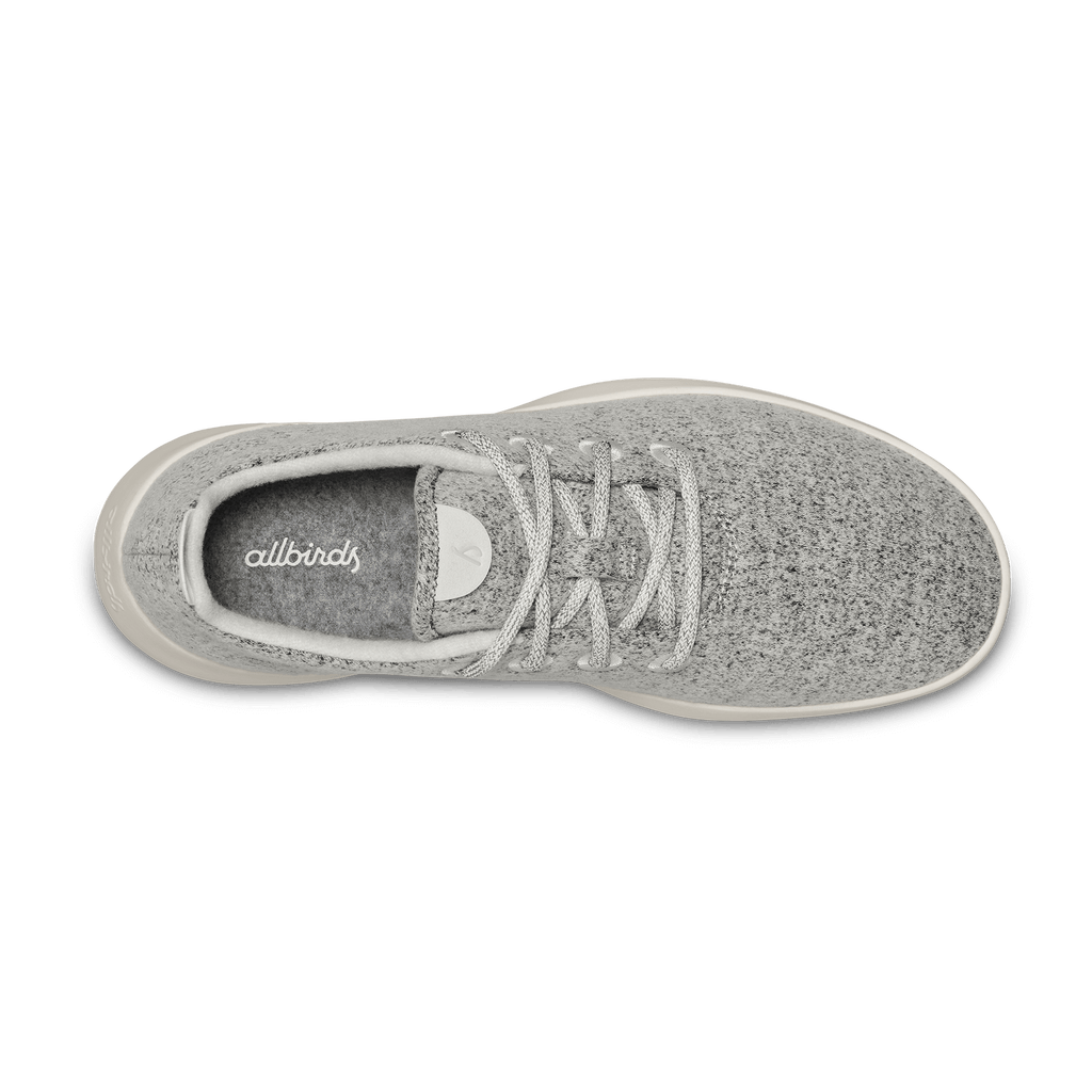 Women's Wool Runner - Dapple Grey (Cream Sole)