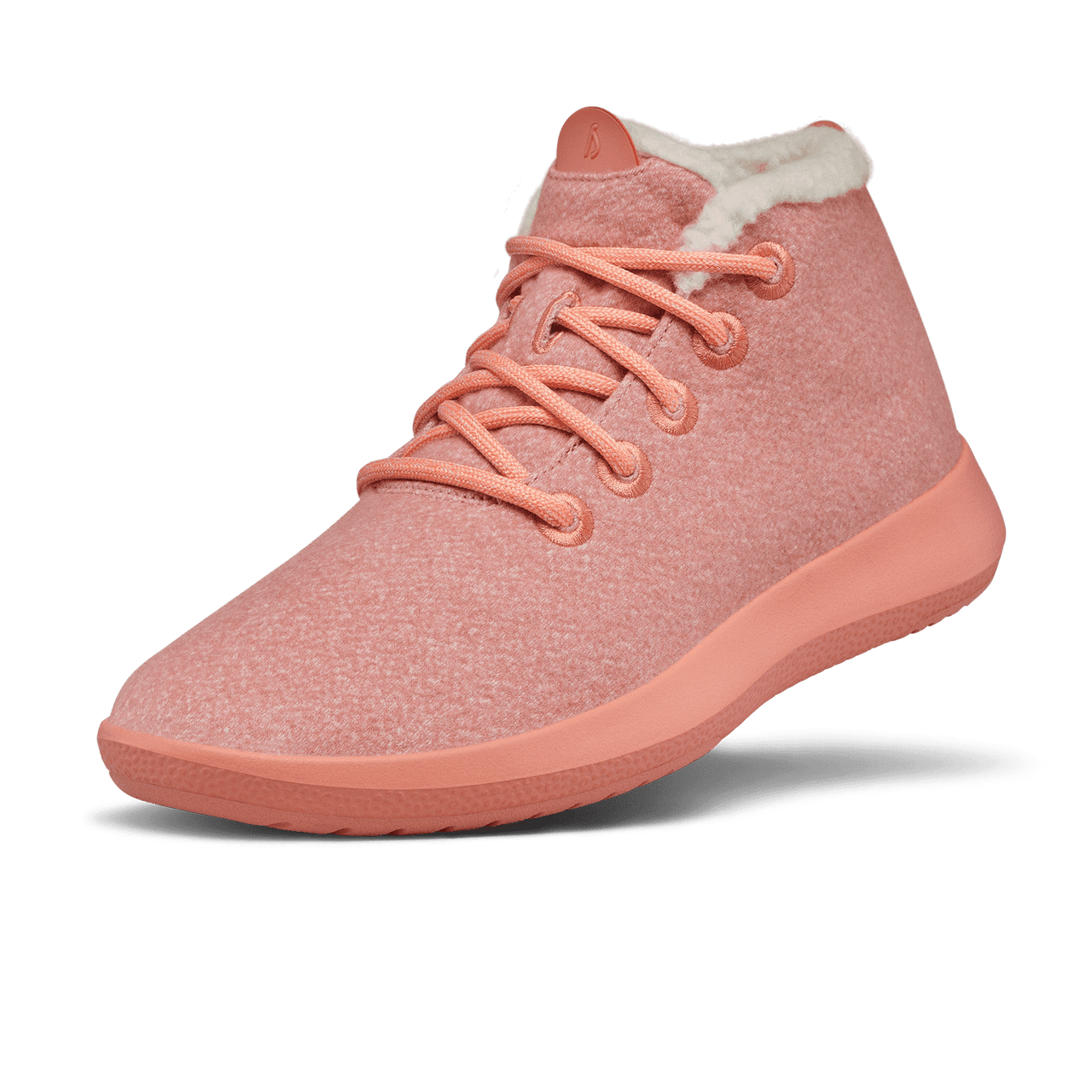 Men's Wool Runner-up Mizzle Fluffs - Calm Coral (Calm Coral Sole)