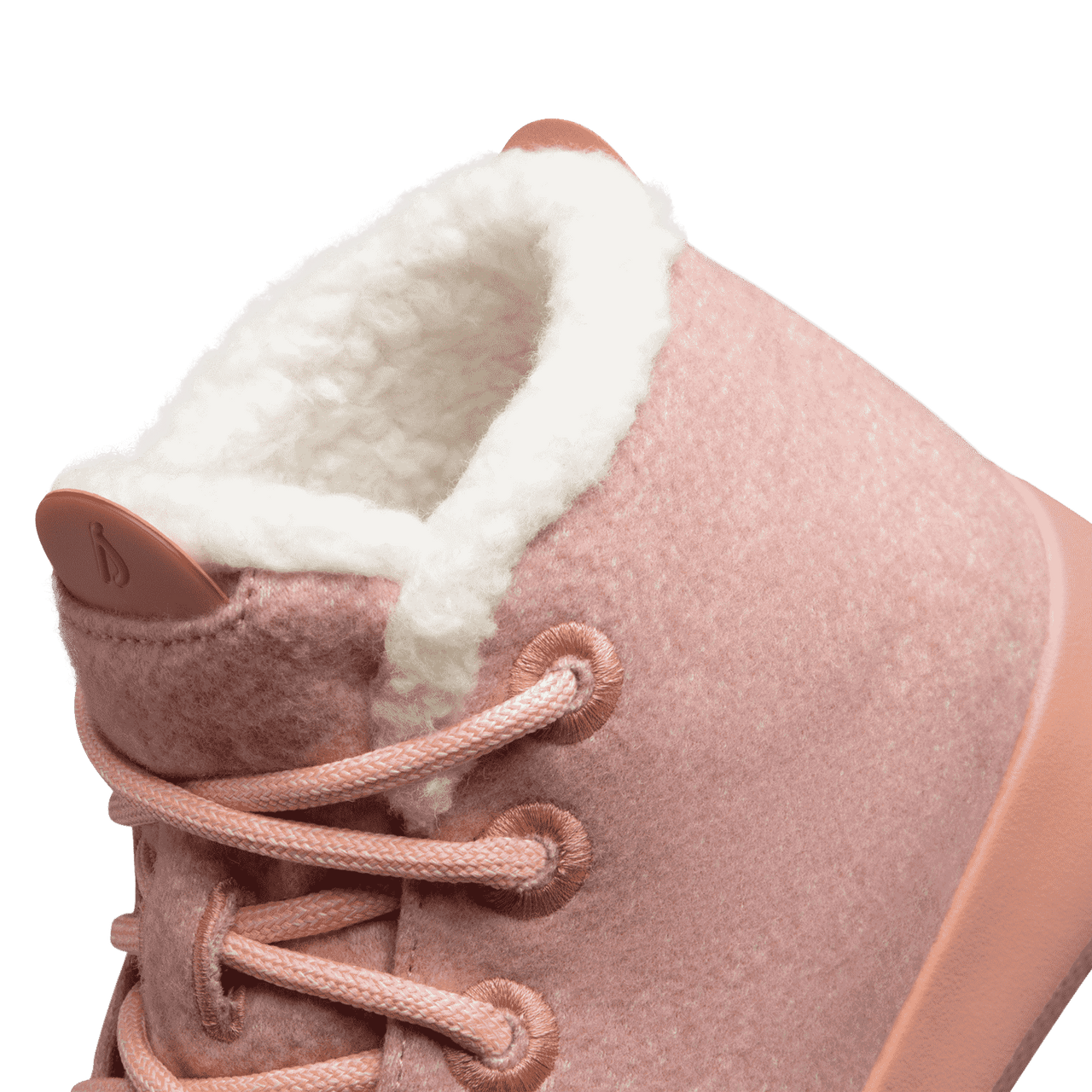 Men's Wool Runner-up Mizzle Fluffs - Calm Coral (Calm Coral Sole)