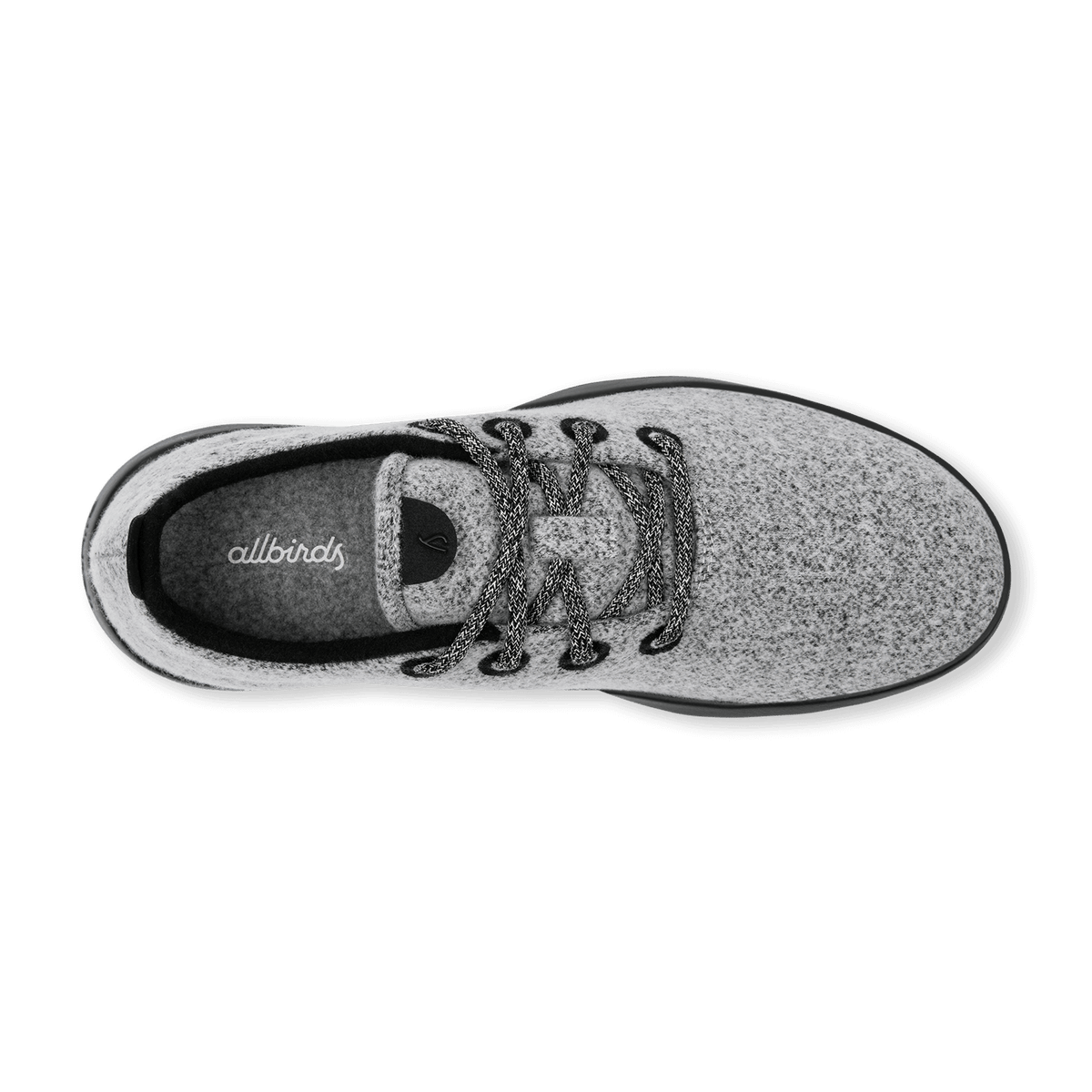Men's Wool Runners - Dapple Grey (Natural Black Sole)