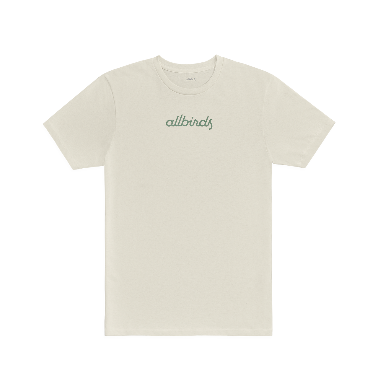 Men's Recycled Tee - Logo - Natural White