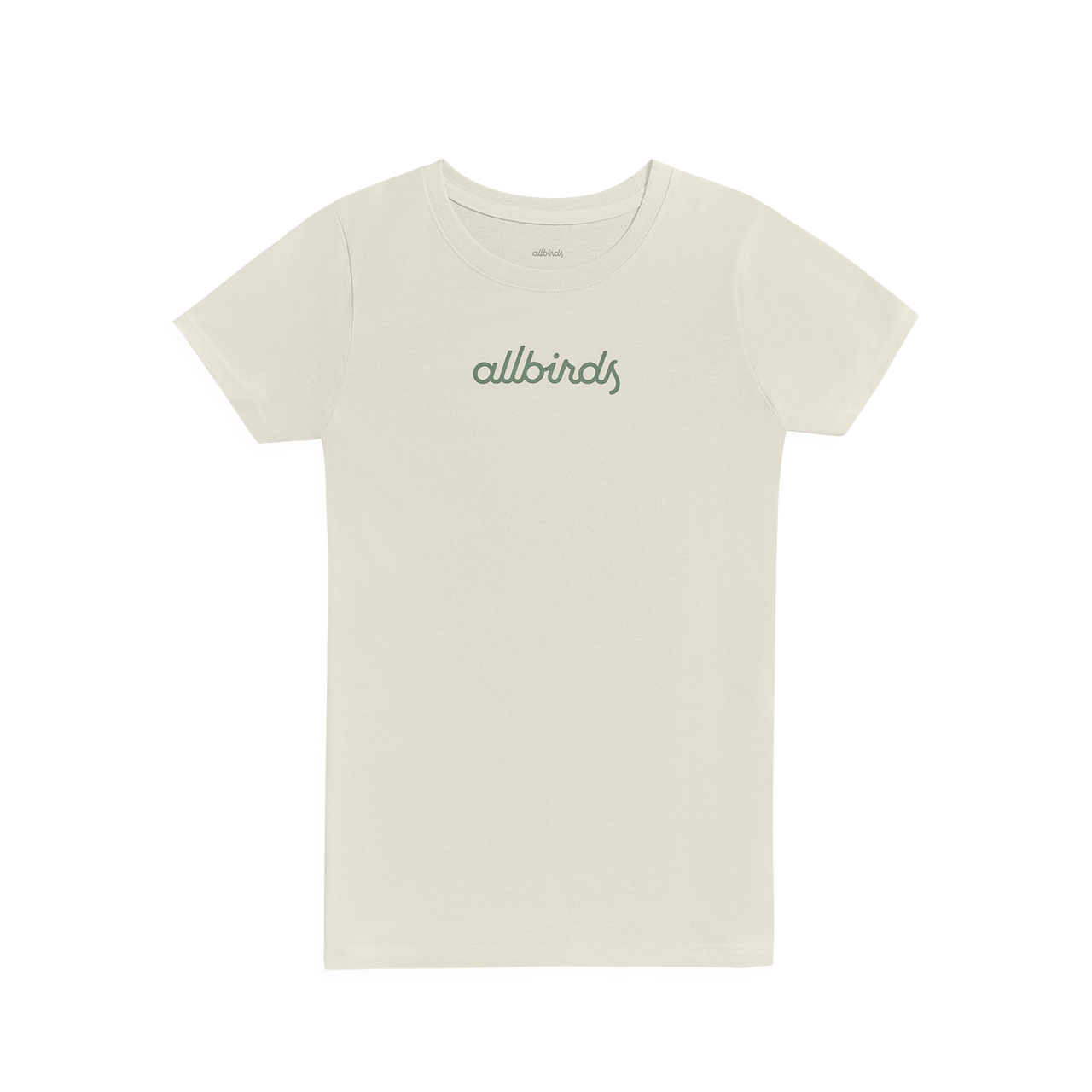 Women's Recycled Tee - Logo - Natural White