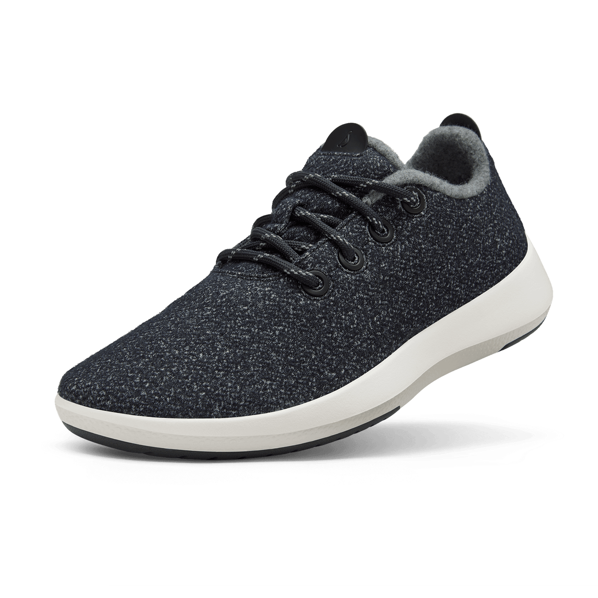 Men's Wool Runner Mizzles - Dark Grey (Natural White Sole)