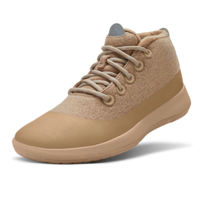 Women s Wool Runner up Mizzle Plus Hazy Beige Water Repellent Shoes Allbirds