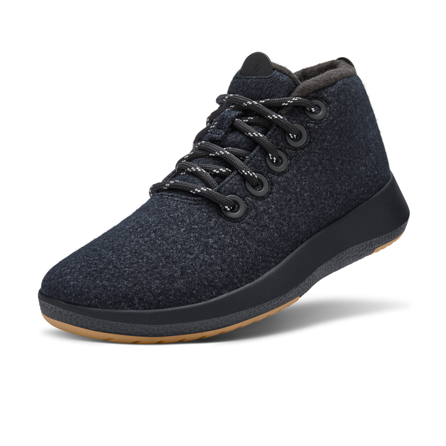 Women s Wool Runner up Mizzles Natural Black Rugged Khaki Sole