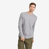Men's Soft Merino Long Sleeve Tee - Medium Grey - Size XS