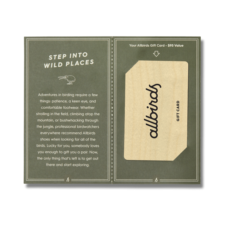 Allbirds gift card code hotsell