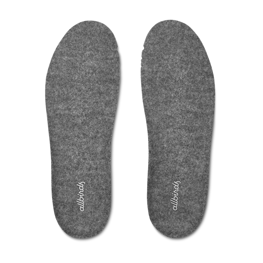 Men s Wool Tree Runner Insoles Natural Grey