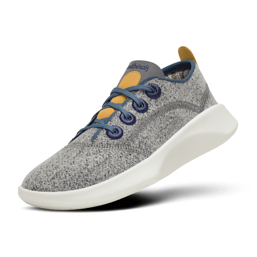 Women s SuperLight Wool Runners Dapple Grey Natural White Sole